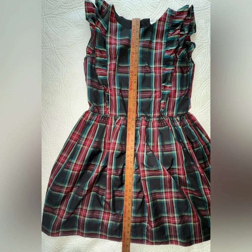 Christmas Plaid Holiday Christmas Party Dress Girls XXL GAP New With Tag - Picture 8 of 14